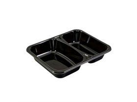 MENUSCHALE 2-TEILIG  2-teilig schwarz, 1065 ml - Scheitlin Papier MENUSCHALE 2-TEILIG  2-teilig schwarz, 1065 ml