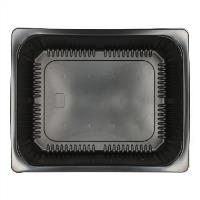 SIEGELSCHALE SCHWARZ  325 x 265 x 100 mm, rechteckig, PP