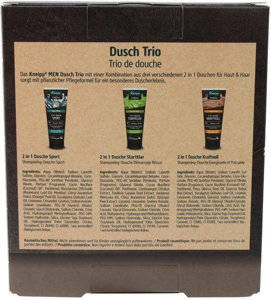 KNEIPP DUSCH TRIO SET  MEN, Dusch - Set, 3x 75 ml