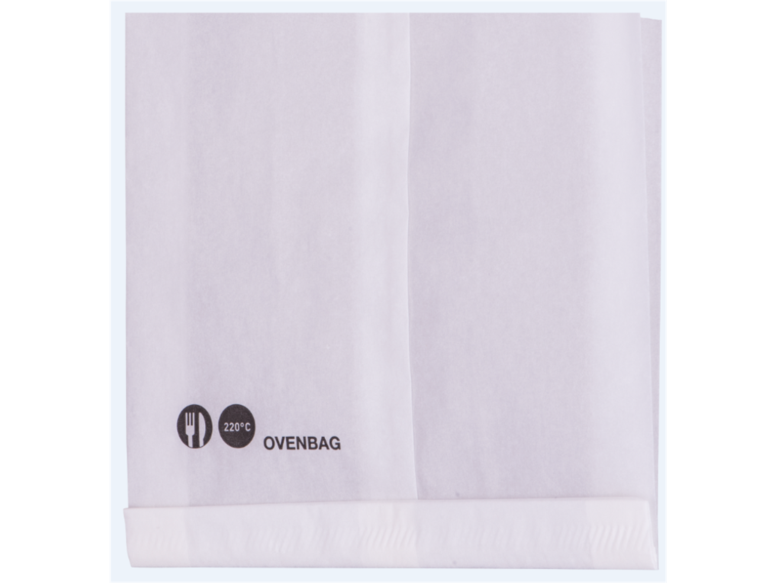 SEITENFALTENBEUTEL WEISS  170 x 40 x 160 mm, OVENBAG, ofentauglich