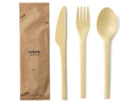 BESTECKSET HOLZ  Besteckset 4/1 aus Holzabfällen - Scheitlin Papier BESTECKSET HOLZ  Besteckset 4/1 aus Holzabfällen