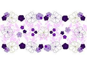 TISCHLAEUFER AIRLAID MIT MOTIV  "Kelly", 40 cm x 24 lfm, violett