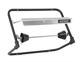 PUTZTUCHROLLEN-WANDHALTER KATRIN  schwarz, metall, für Rollenbreite 40cm - Scheitlin Papier PUTZTUCHROLLEN-WANDHALTER KATRIN  schwarz, metall, für Rollenbreite 40cm