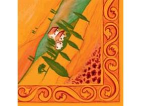 SERVIETTEN AIRLAID  40 x 40 cm, "Andaluz"