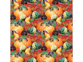 TISCHLAEUFER AIRLAID MIT MOTIV  "Pumpkin", 40 cm x 24 lfm,