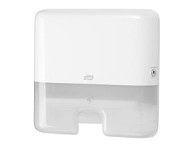 FALTHANDTUCHSPENDER TORK ELEVATION  Interfold Mini, H302xB295xT101mm, weiss - Scheitlin Papier FALTHANDTUCHSPENDER TORK ELEVATION  Interfold Mini, H302xB295xT101mm, weiss