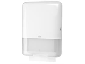 FALTHANDTUCHSPENDER TORK ELEVATION  Zickzack, H439xB333 xT136 mm, weiss - Scheitlin Papier FALTHANDTUCHSPENDER TORK ELEVATION  Zickzack, H439xB333 xT136 mm, weiss
