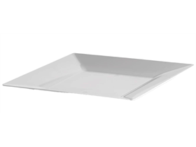 TELLER QUADRATISCH  230 x 230 x 18 mm, weiss, Kunststoff - Scheitlin Papier TELLER QUADRATISCH  230 x 230 x 18 mm, weiss, Kunststoff