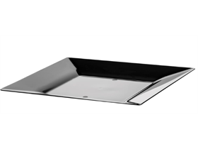 TELLER QUADRATISCH  230 x 230 x 18 mm, schwarz, Kunststoff - Scheitlin Papier TELLER QUADRATISCH  230 x 230 x 18 mm, schwarz, Kunststoff