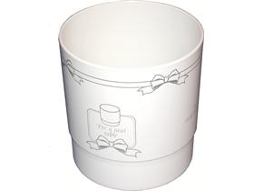 FRÜHSTÜCKSBÜCHSE  Kunststoff weiss, 4-sprachig - Scheitlin Papier FRÜHSTÜCKSBÜCHSE  Kunststoff weiss, 4-sprachig