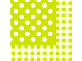 SERVIETTEN AIRLAID  40 x 40 cm, "Anton", kiwi