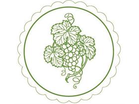 WEINGLASUNTERSETZER  ø 105 mm, Tissue, WEINREBE - Scheitlin Papier WEINGLASUNTERSETZER  ø 105 mm, Tissue, WEINREBE