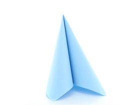 SERVIETTEN AIRLAID  40 x 40 cm, UNI, hellblau