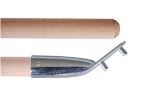 HOLZSTIEL  180 cm, Øca. 30 mm, mit CH-Stielhalter - Scheitlin Papier HOLZSTIEL  180 cm, Øca. 30 mm, mit CH-Stielhalter