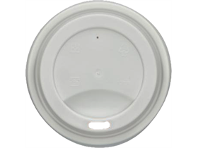 DECKEL ZU KAFFEEBECHER  Ø 80 mm, weiss, aus Kunststoff - Scheitlin Papier DECKEL ZU KAFFEEBECHER  Ø 80 mm, weiss, aus Kunststoff