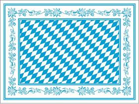 TISCHSET AIRLAID  "BAYERN", 40 x 30 cm,