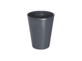 TO-GO BECHER MEHRWEG  2 dl , schiefergrau, aus Kunststoff