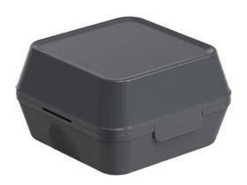 BURGER BOX  Burger Box, Grösse XL, 125 x 125 x 102mm