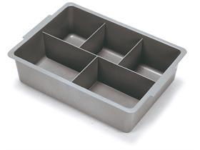 NUMATIC SERVICEWAGEN-ZUBEHÖR  Ablageschale 120 mm tief mit Facheinteil