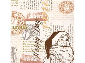 SERVIETTEN TISSUE  "SANTA" terrakotta/braun - Scheitlin Papier SERVIETTEN TISSUE  "SANTA" terrakotta/braun