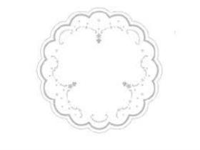 TASSENUNTERSETZER SAUGSTOFF  ø 180 mm, Tissue 7-lagig