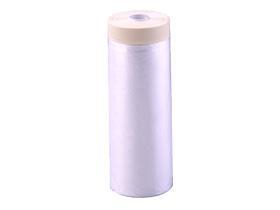 ABDECKFOLIE MIT KLEBEBAND  140 cm x 33 m, Krepp-Klebeb.+PE-Folie