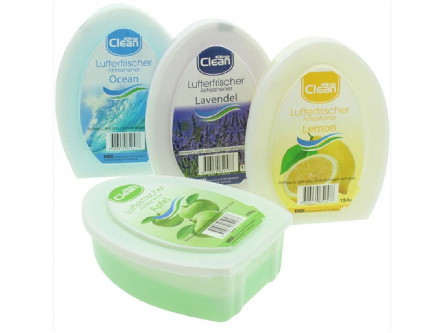 CLEAN DUFTGEL  150g, assortiert, 13 x 9.5 cm