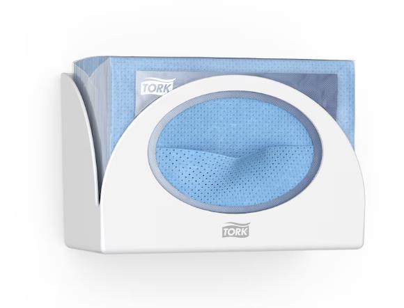 SMALL PACK SPENDER TORK  H 146 x B 107 x T214 mm, weiss