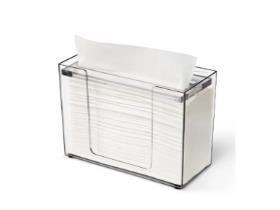TISCHSPENDER KATRIN  transparent, 225x105x165mm - Scheitlin Papier TISCHSPENDER KATRIN  transparent, 225x105x165mm