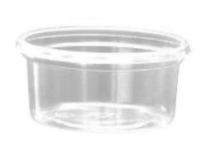 SAUCENBECHER  50 ml klar, rund ø 70.3 mm, H: 24 mm