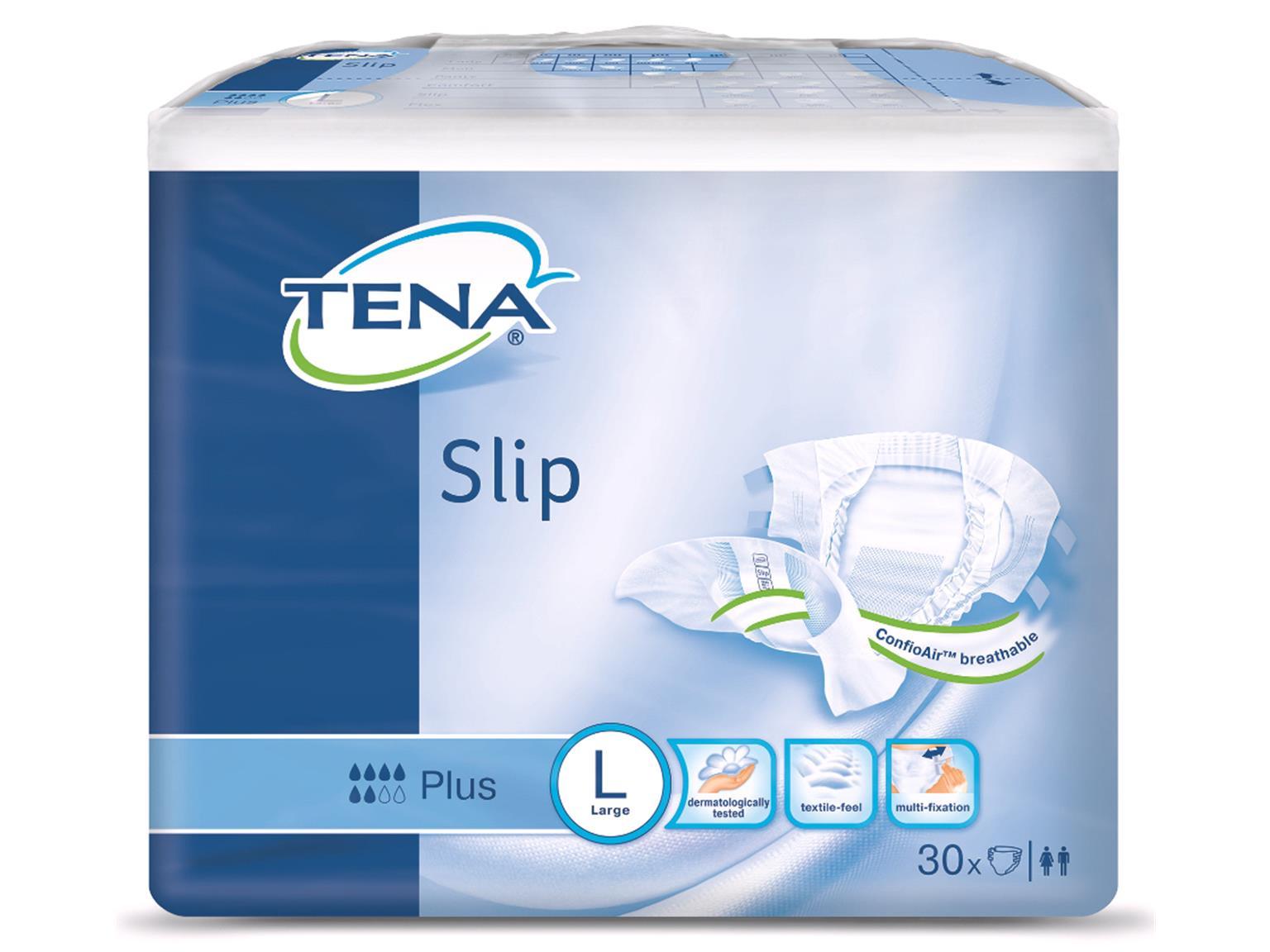 TENA EINLAGEN  Slip Plus L, Hüftumfang 92 - 144 cm