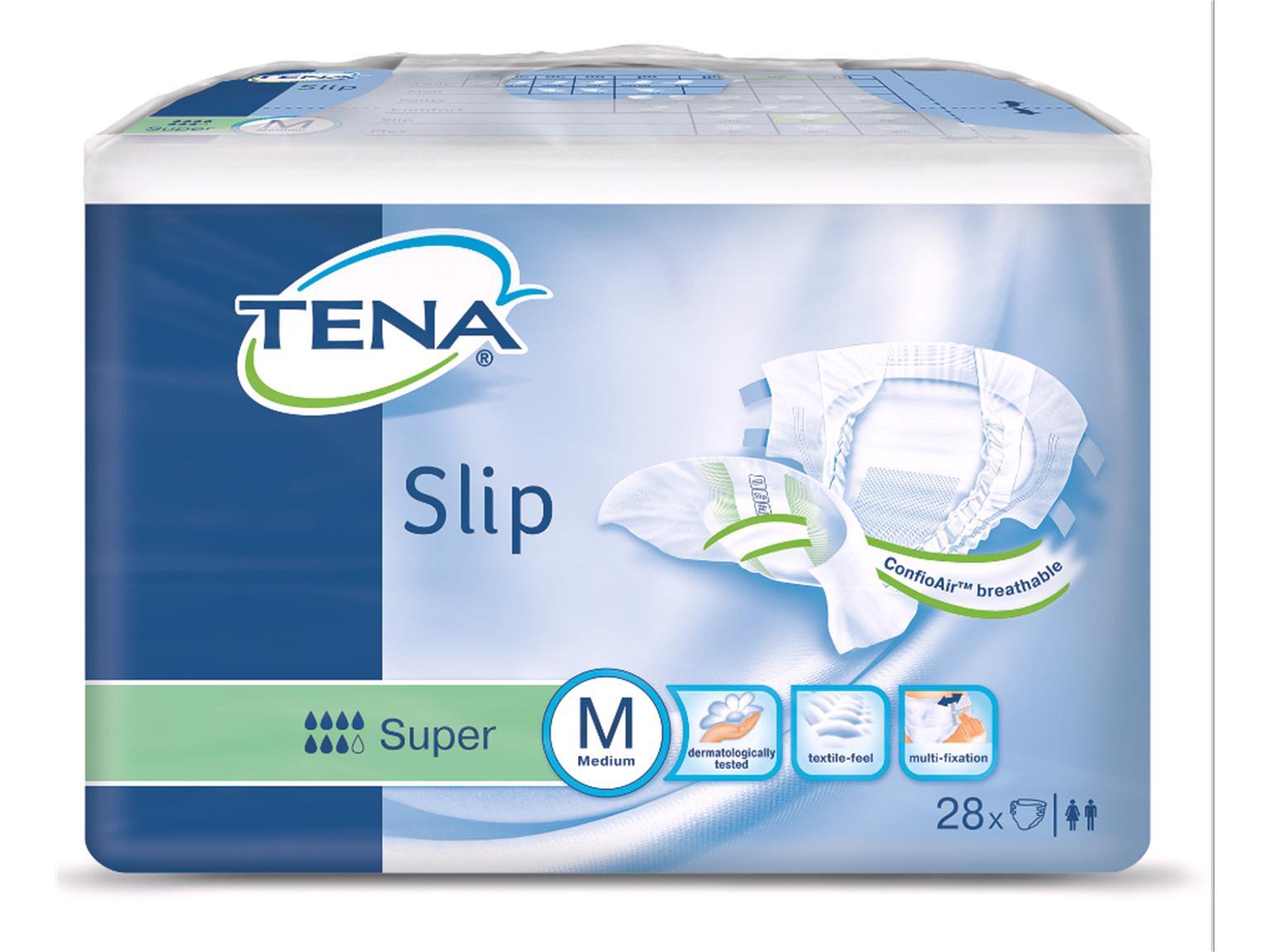 TENA EINLAGEN  Slip Super M, Hüftumfang 73 - 122 cm