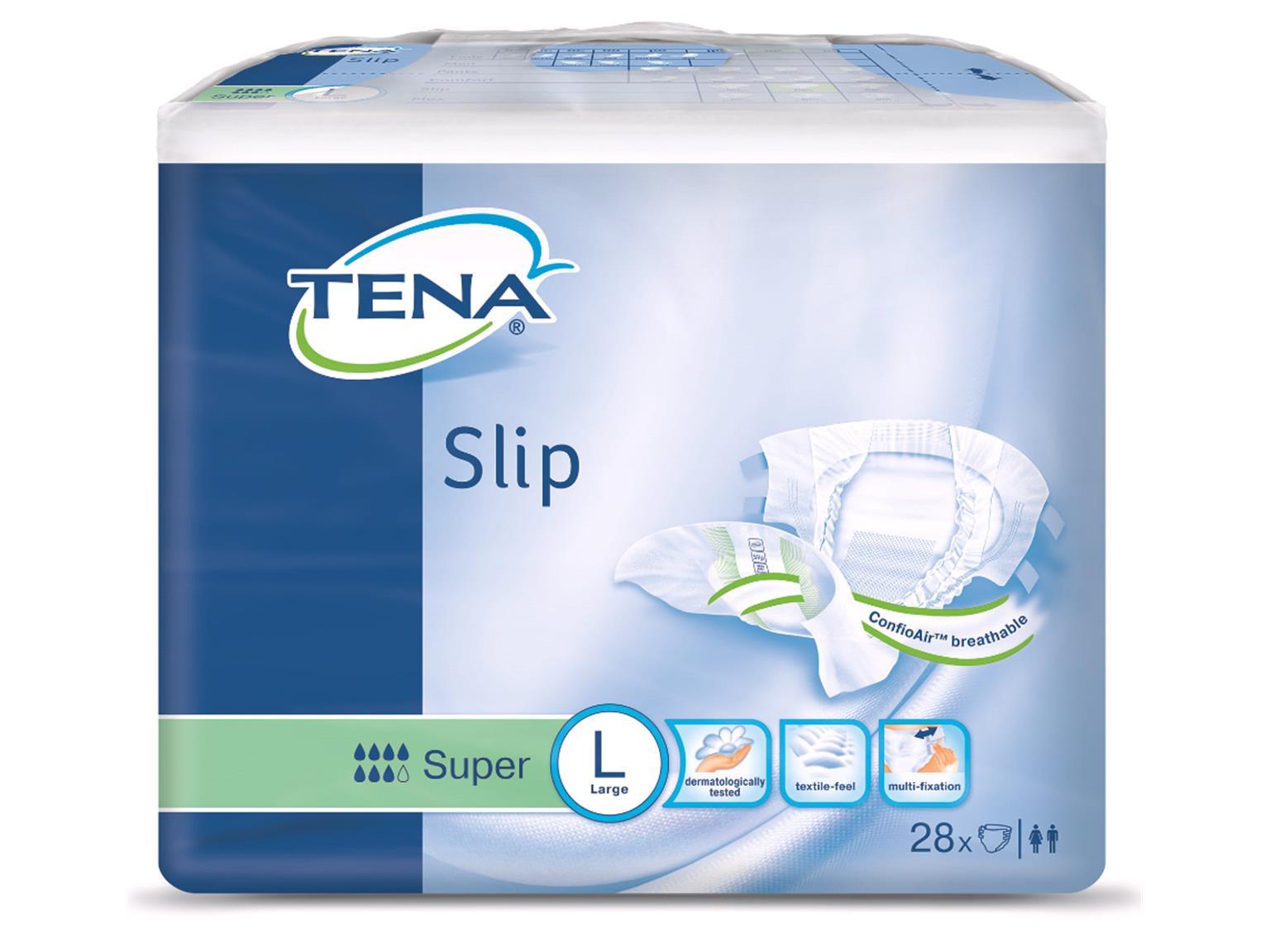 TENA EINLAGEN  Slip Super L, Hüftumfang 92 - 144 cm