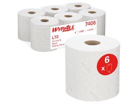 PUTZTUCHROLLEN 1-LAGIG  Wypall L10 Wischtuecher 18 x 38 cm weiss