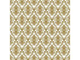 SERVIETTEN AIRLAID  48 x 48 cm, "VERA ORNAMENTIK" gold