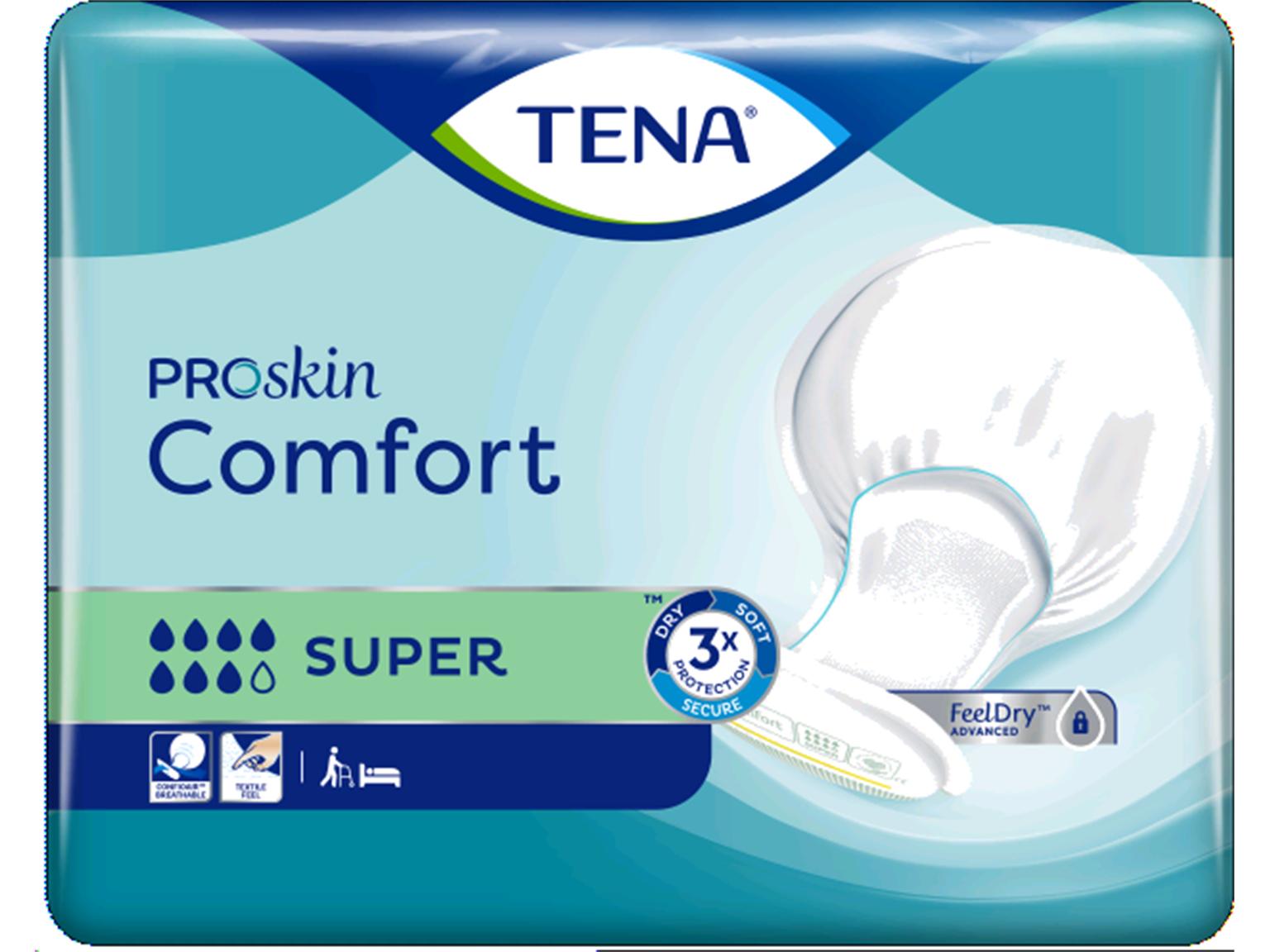 TENA EINLAGEN  Comfort Super, 2'200 ml, 65.5 x 40 cm