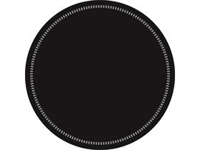 TASSENUNTERSETZER TISSUE  ø 90 mm, Tissue, einfarbig