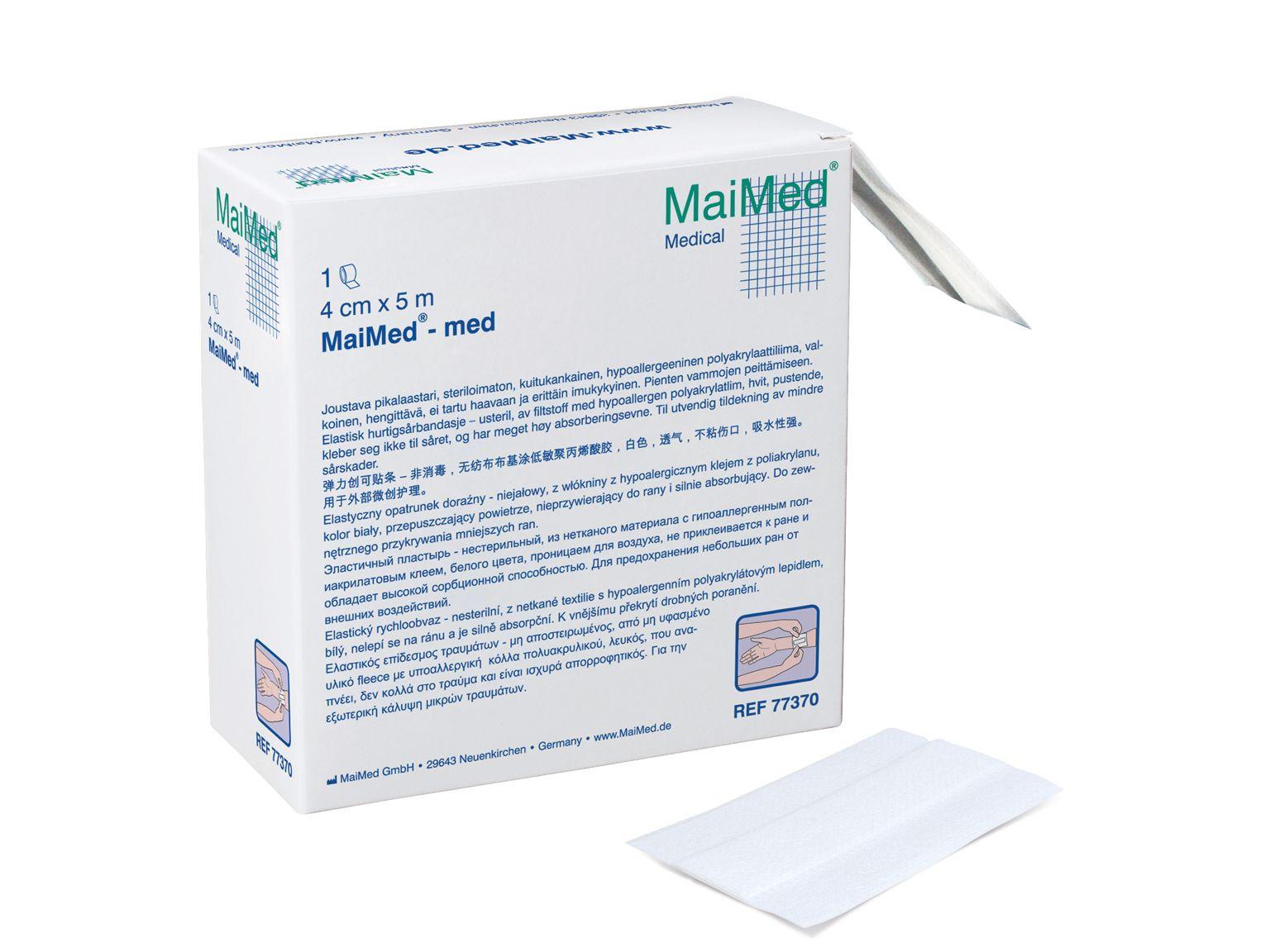 MAIMED VLIES-SCHNELLVERBAND  Vlies-Schnellverband weiss, 6 cm x 5 m