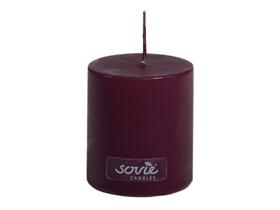 STUMPENKERZEN  Ø 50 mm x 60 mm, bordeaux - Scheitlin Papier STUMPENKERZEN  Ø 50 mm x 60 mm, bordeaux