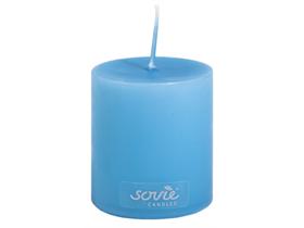 STUMPENKERZEN  Ø 50 mm x 60 mm, aquablau - Scheitlin Papier STUMPENKERZEN  Ø 50 mm x 60 mm, aquablau