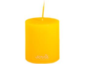 STUMPENKERZEN  Ø 50 mm x 60 mm, senfgelb - Scheitlin Papier STUMPENKERZEN  Ø 50 mm x 60 mm, senfgelb