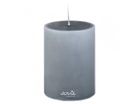 STUMPENKERZEN  Ø 50 mm x 60 mm, grau - Scheitlin Papier STUMPENKERZEN  Ø 50 mm x 60 mm, grau