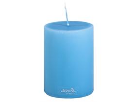 STUMPENKERZEN  Ø 70 mm x 100 mm, aquablau