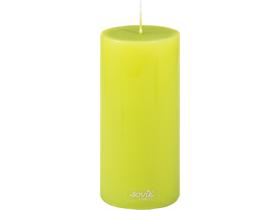 STUMPENKERZEN  &Oslash; 70 mm x 150 mm, kiwi