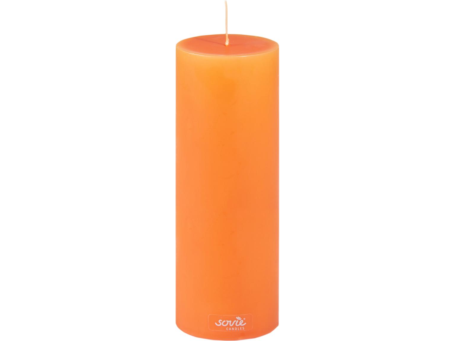 STUMPENKERZEN  Ø 70 mm x 200 mm, orange