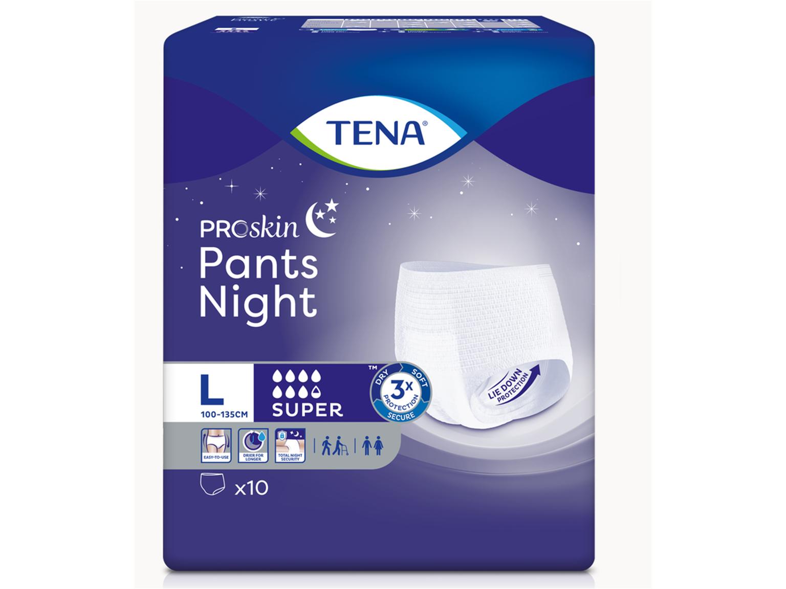 TENA EINLAGEN  Pants Night Super L, 100 - 135 cm