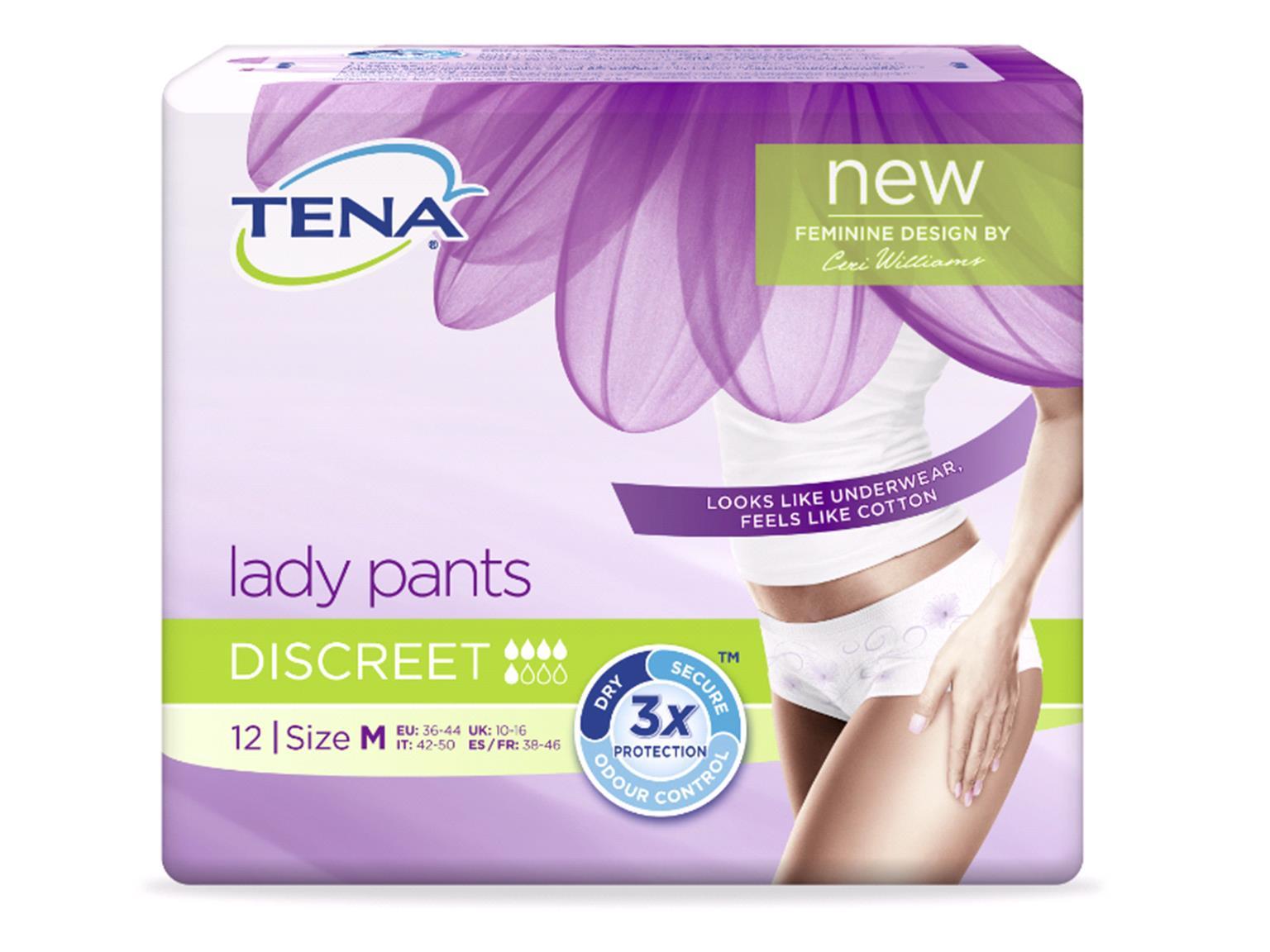 TENA EINLAGEN  Lady Pants Discreet M, 75 bis 100 cm