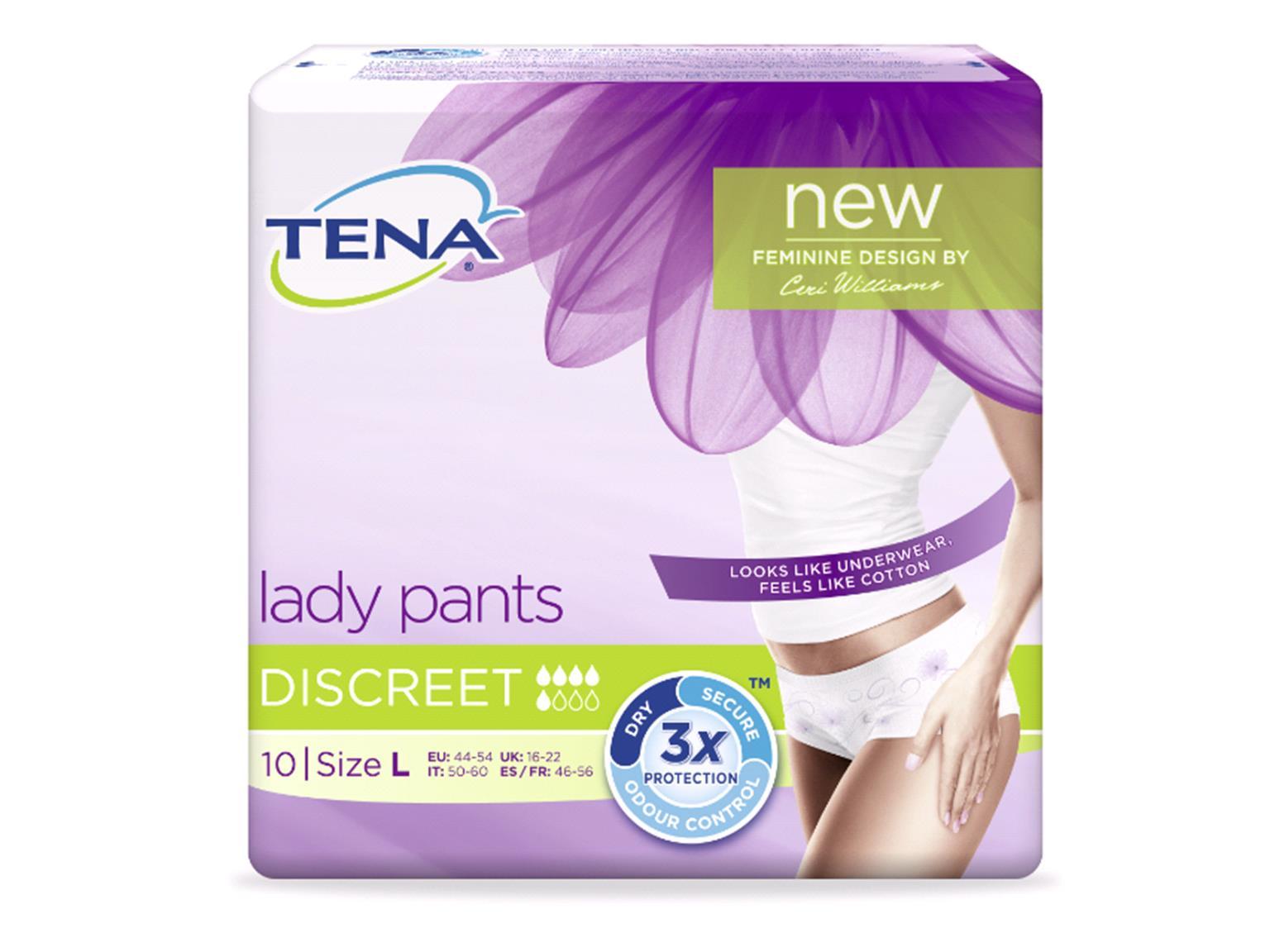 TENA EINLAGEN  Lady Pants Discreet L, 95 bis 125 cm