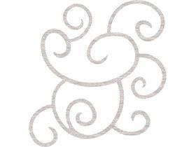 SERVIETTEN AIRLAID  40 x 40 cm, 1/4 Falz, "FLOW" weiss-grau