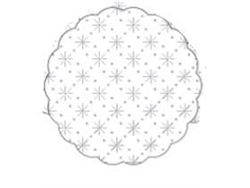 TASSENUNTERSETZER TISSUE  24 x 17 cm, Tissue, einfarbig